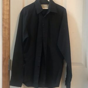 Black button down blouse